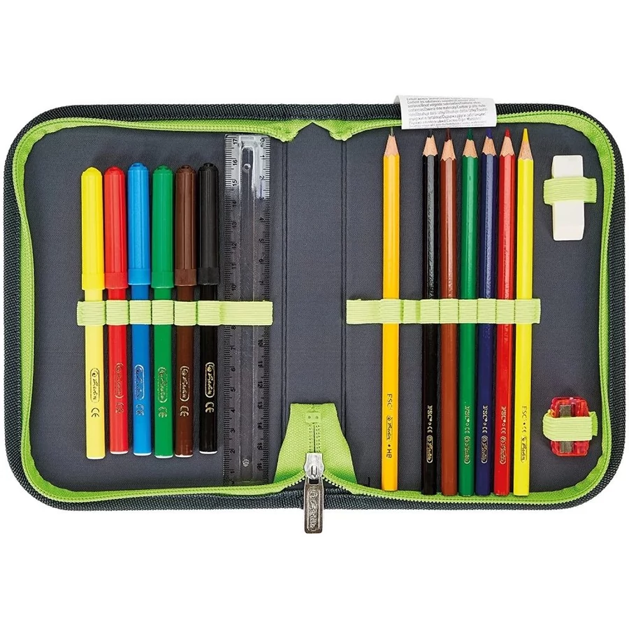 *56150 Iskolatáska HERLITZ Loop Plus töltött Dragon