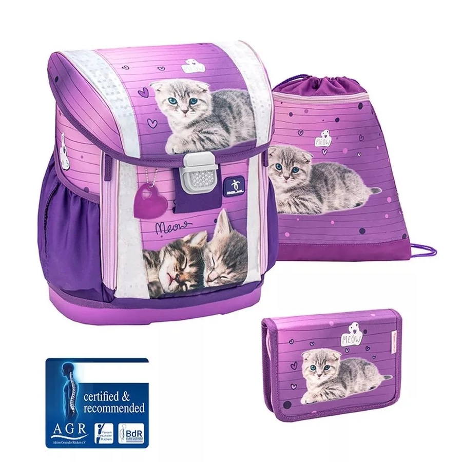 *56155 Iskolatáska szett BELMIL Customize-me tolltartóval, tornazsákkal 404-20