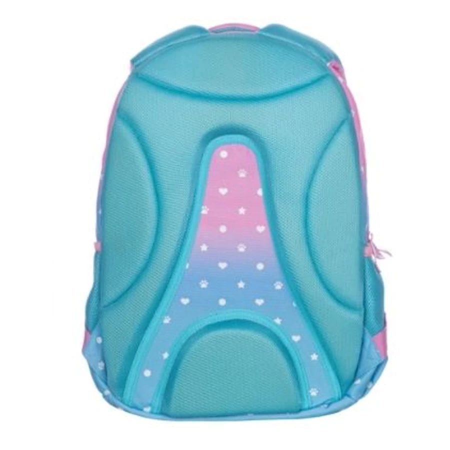 *56195 HÁTITÁSKA  LIZZY  Head Pastel Love AB420 színátmenetes, ezüst effekt