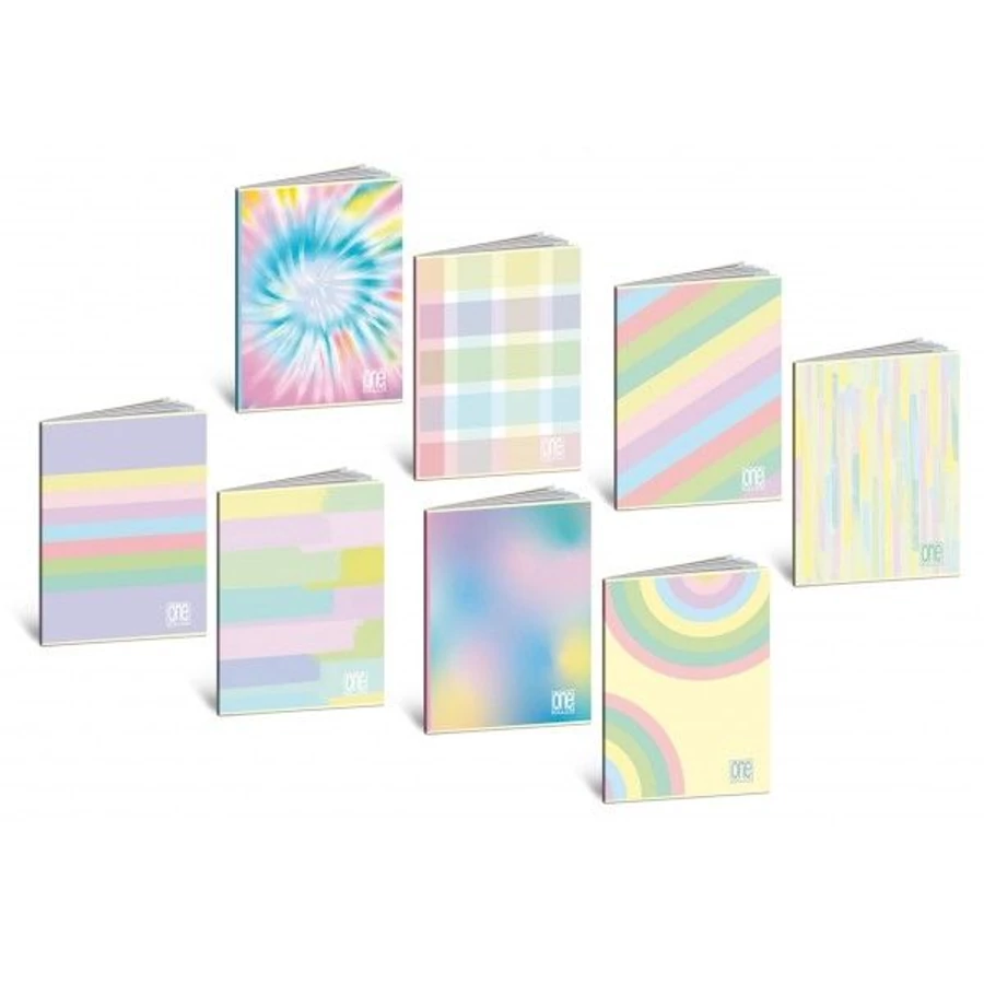 *56254 FÜZET A5 BLASETTI sima OneColor Pastelplus 42lap  8033