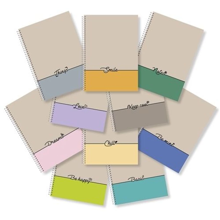 *56274 FÜZET spirál A4 PD 80l Uniwords vonalas