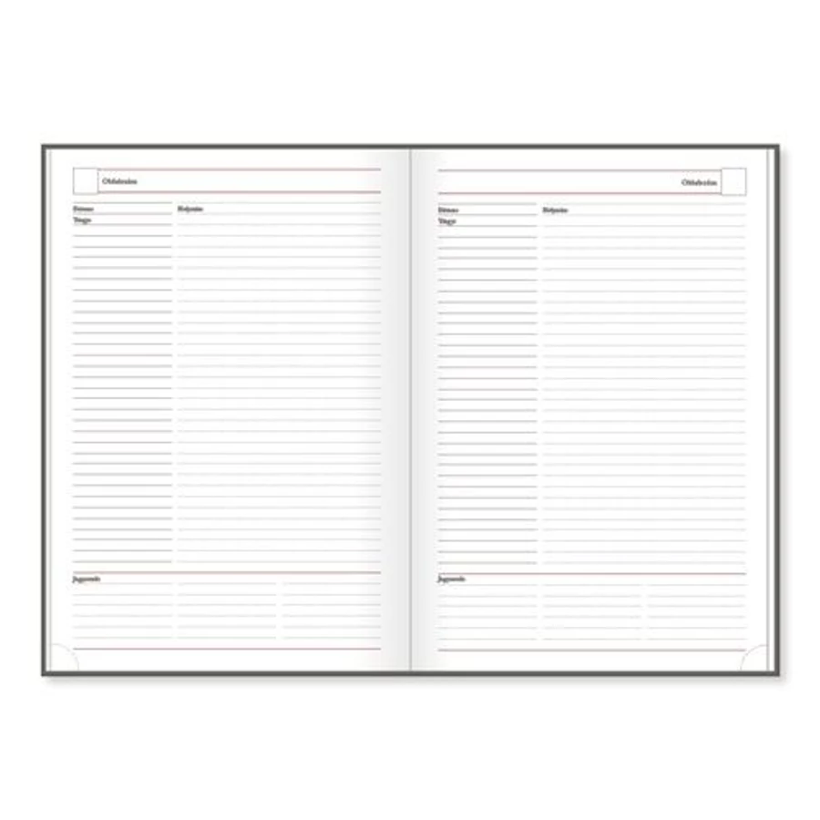 *56448 TÁRGYALÁSI napló B5 Period Standard