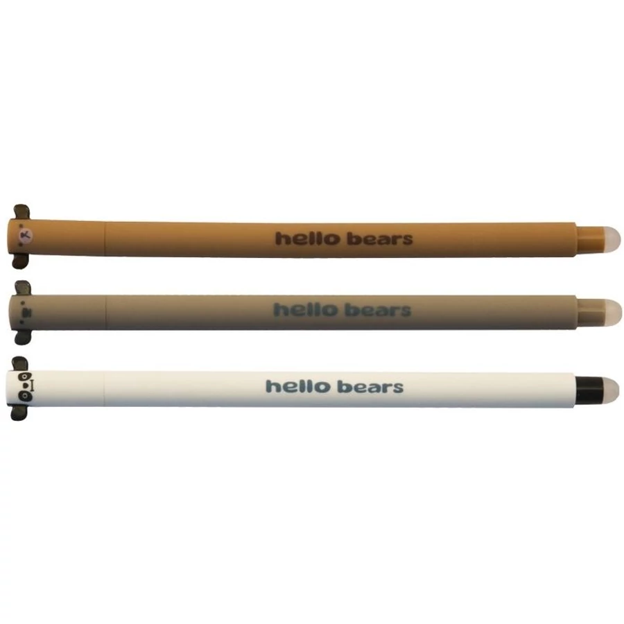 *56502 ROLLER törölhető M&G Hello Bears kék 0,5mm  AKPB4472