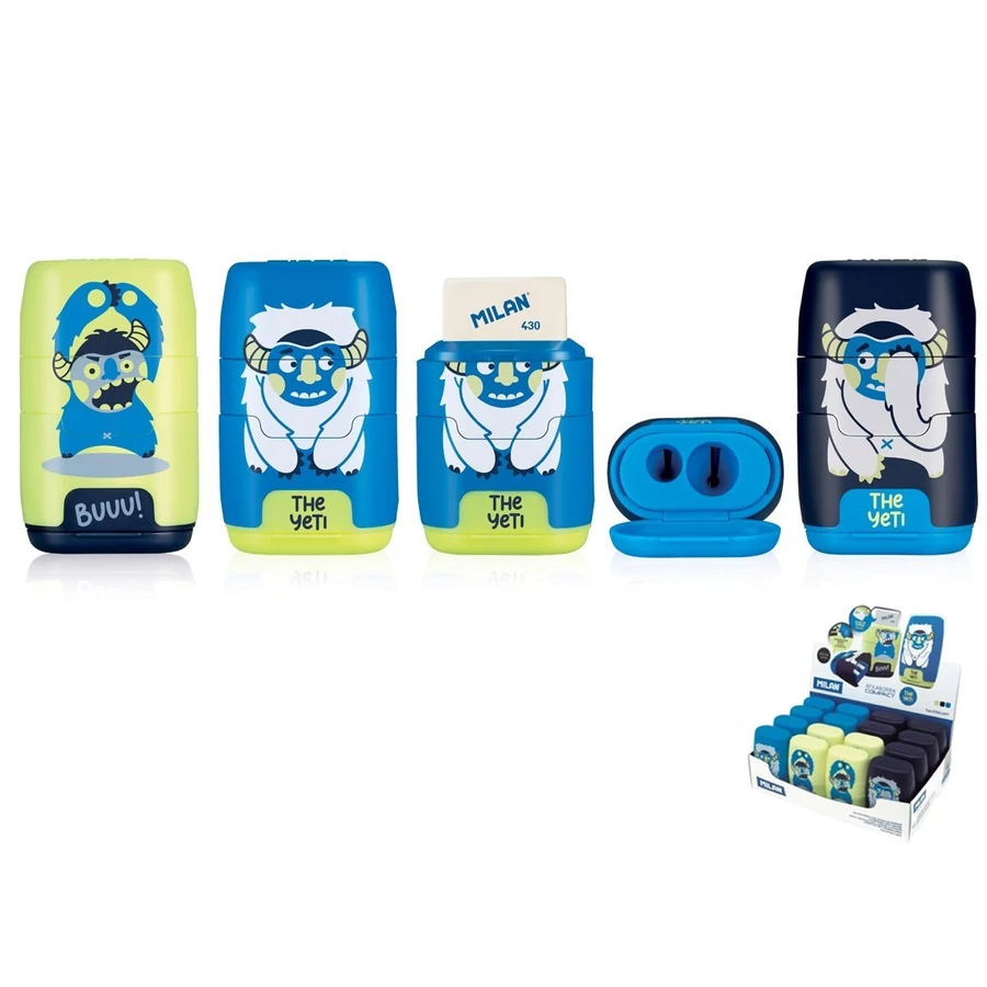 *57057 HEGYEZŐ+radír MILAN 2-es tartályos Compact Yeti  4703116YT