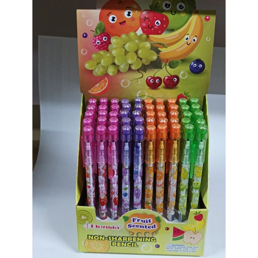 *57206 GRAFIT BENSIA radírral Gyümölcs  PCEPLG