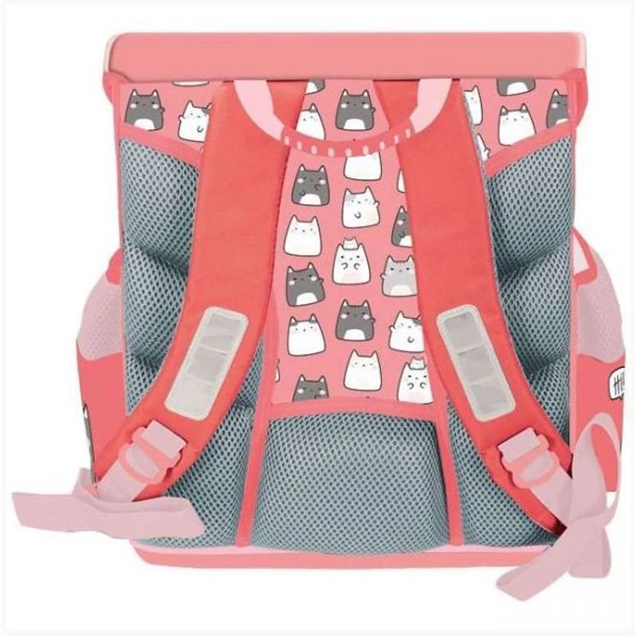 *57236 Iskolatáska szett Lizzy 3db-os KitTok Catto táska+tolltartó+tornazsák