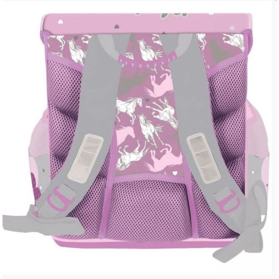 *57237 Iskolatáska szett Lizzy 3db-os Wild Beauty Purple táska+tolltartó+tornazsák