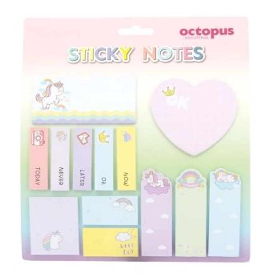 *57302 NOTES ÖNTAPADÓS szett OCTOPUS Unicorn vegyes forma UNL-1743
