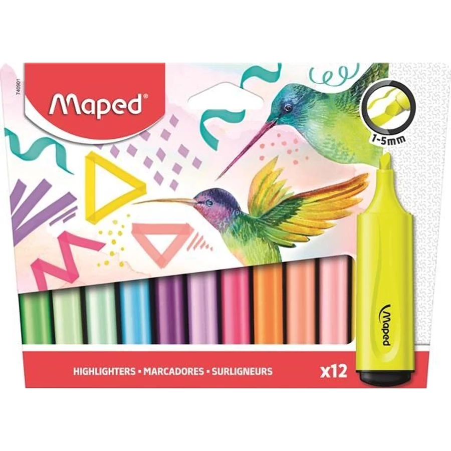 *57331 SZÖVEGKIEMELŐ készlet MAPED 12
