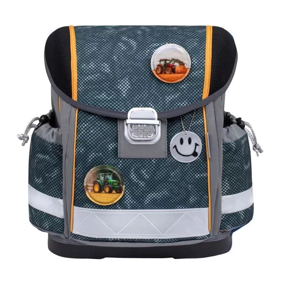 Iskolatáska BELMIL Classy with Patches23 merev falú  403-13 (Dark Dots, AAB541)