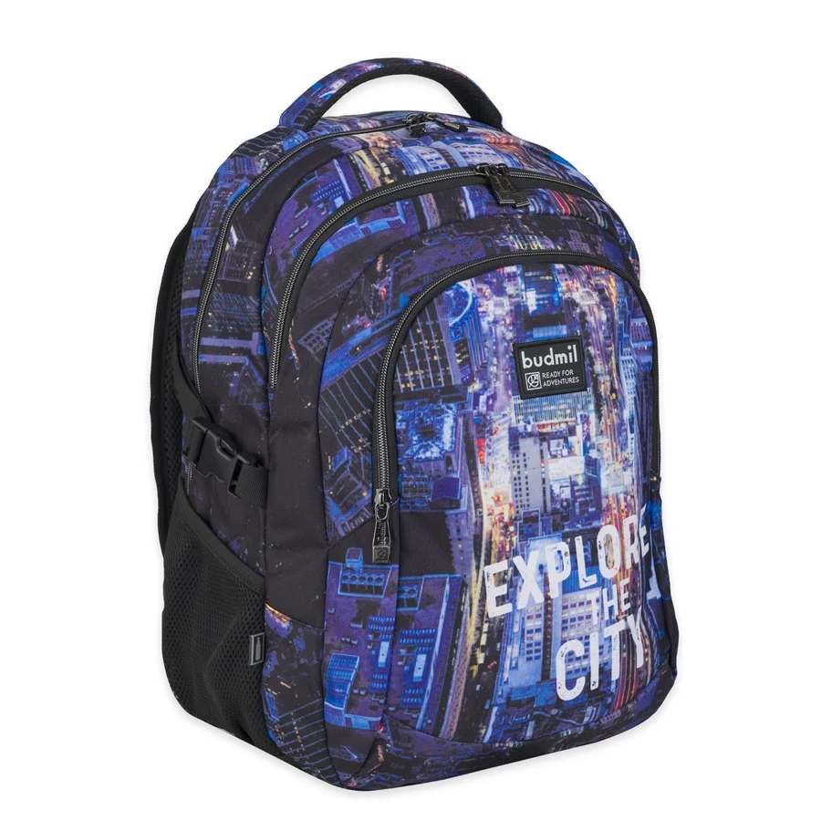 *57426 Hátitáska BUDMIL ovális Edwin 10110149 kék városos