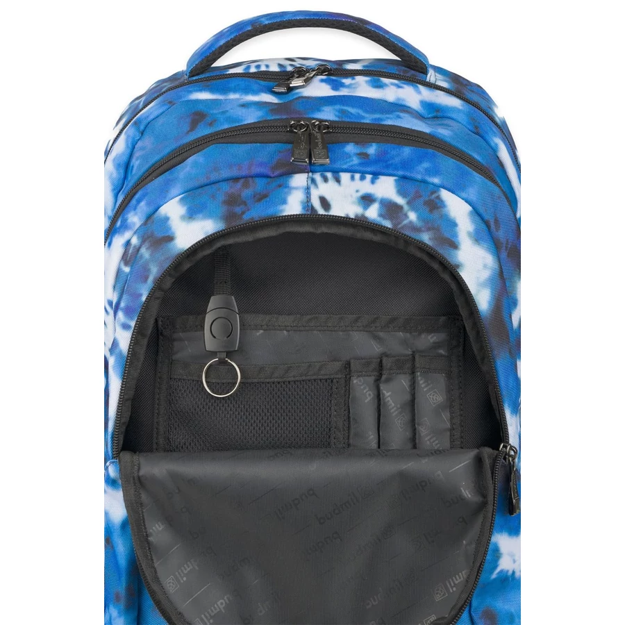 *57439 Hátitáska BUDMIL ovális Edwin 10110149  kék batikolt