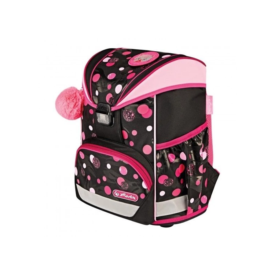 *57471 Iskolatáska HERLITZ UltraLight Plus töltött Cats&Dots