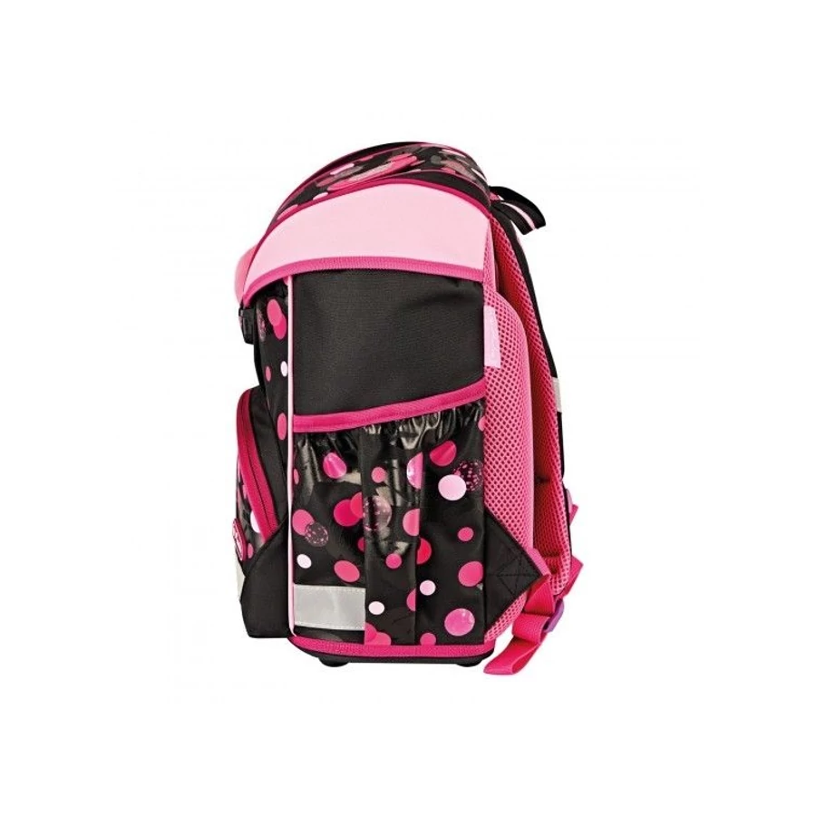 *57471 Iskolatáska HERLITZ UltraLight Plus töltött Cats&Dots