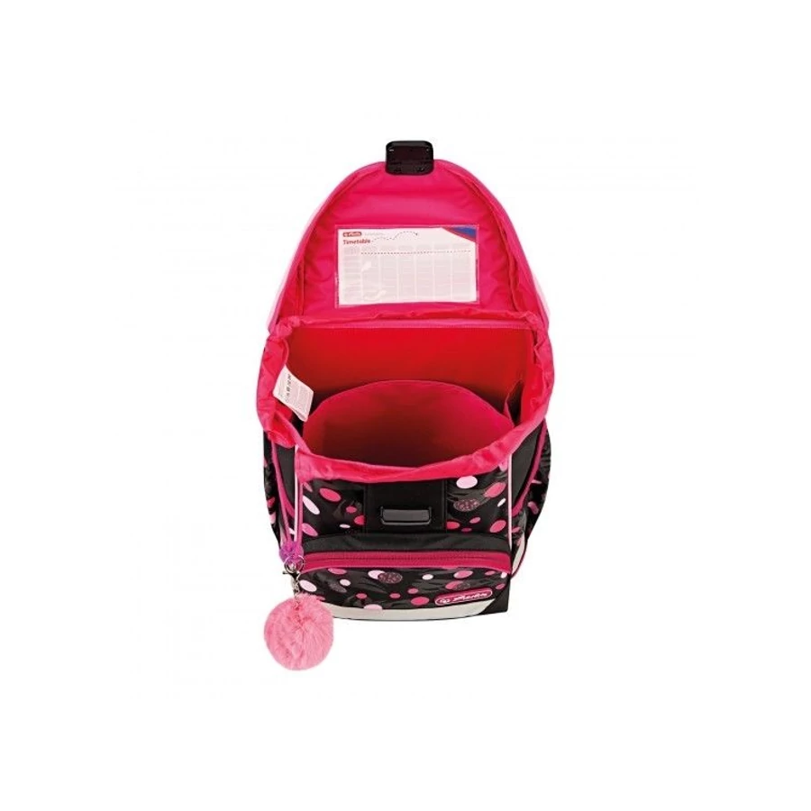 *57471 Iskolatáska HERLITZ UltraLight Plus töltött Cats&Dots