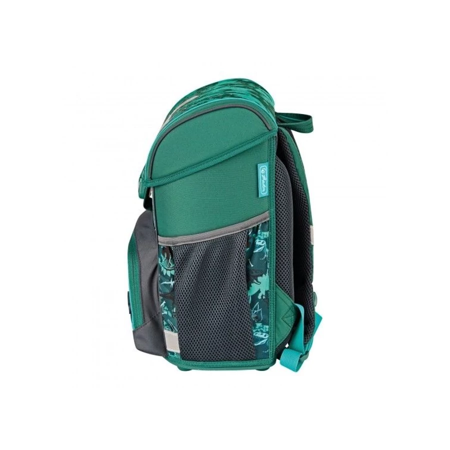 *57478 Iskolatáska HERLITZ Loop Plus töltött Green Rex