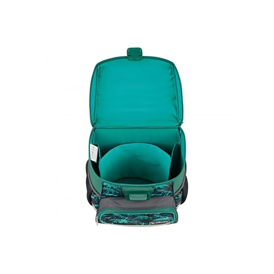 *57478 Iskolatáska HERLITZ Loop Plus töltött Green Rex