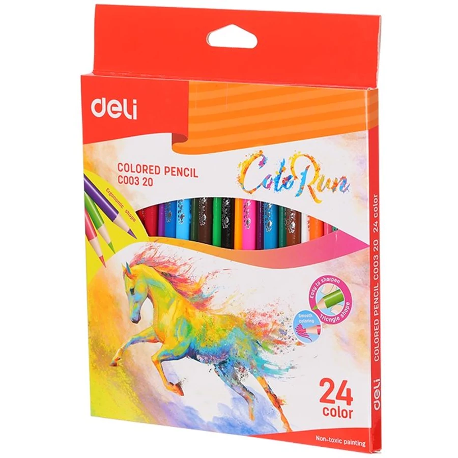 *57506 SZÍNES CERUZA 24 DELI  