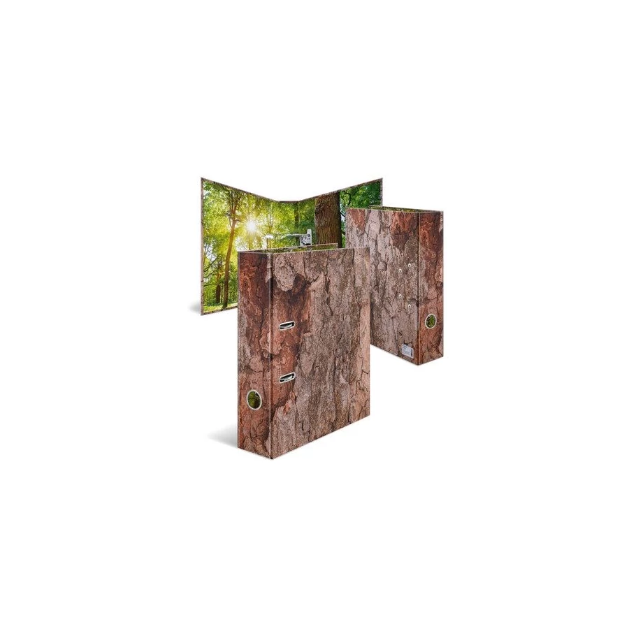 IRATRENDEZŐ A4 HERMA Nature 70mm (Wood, D01865HWO)