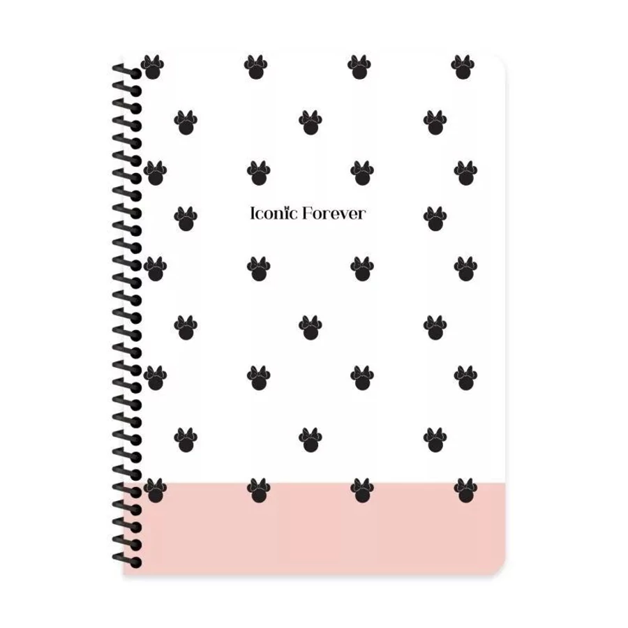 FÜZET spirál A4  Keskin Color kockás Minnie Mouse 80l karton borító