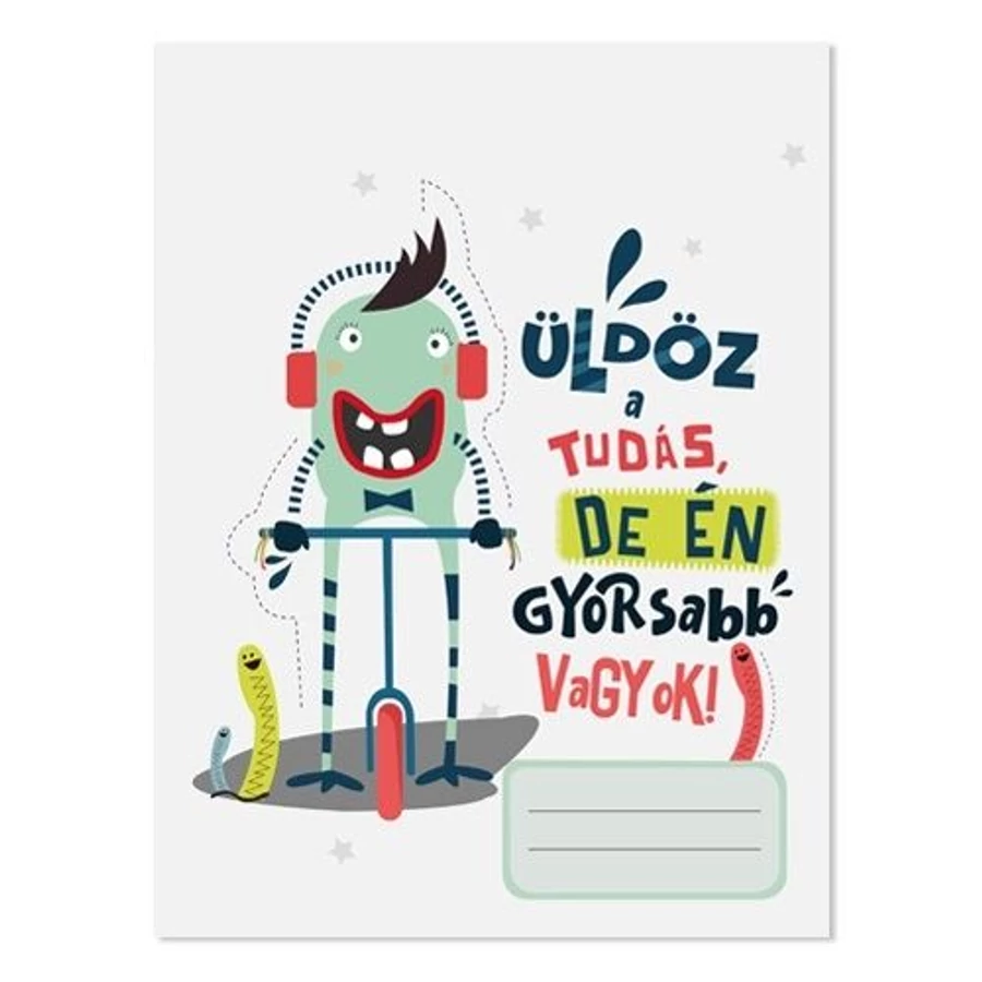 *57632 FÜZET A4 pd kockás 40l Monsters'23