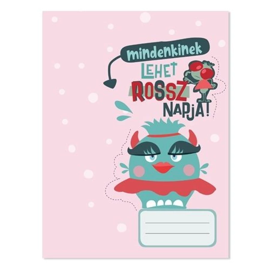 *57632 FÜZET A4 pd kockás 40l Monsters'23