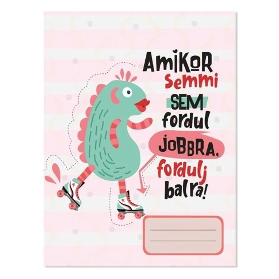 *57633 FÜZET A4 pd sima 40l Monsters'23