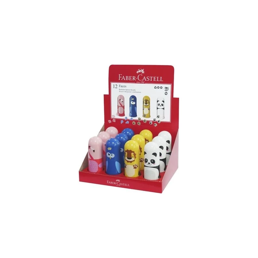HEGYEZŐ+radír tartályos 1-es FABER CASTELL 