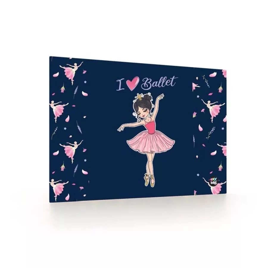 ASZTALI könyökalátét PP 60*40cm zsebes (Balerina, AAC117)