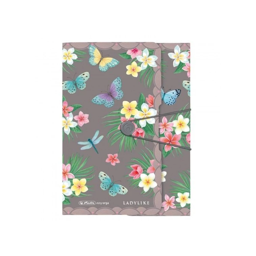 *57740 GUMIS DOSSZIÉ A4 HERLITZ PP  Ladylike  NEW