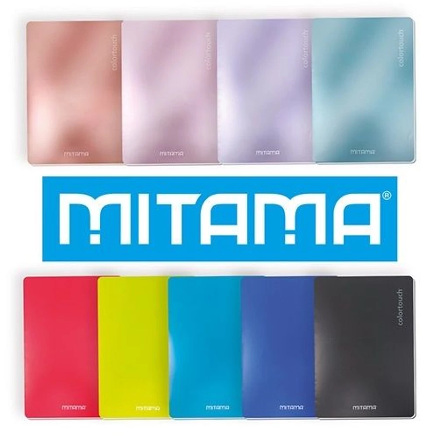 *57745 FÜZET A4 Mitama Maxi vonalas 42lap  metál vegyes szín  62012