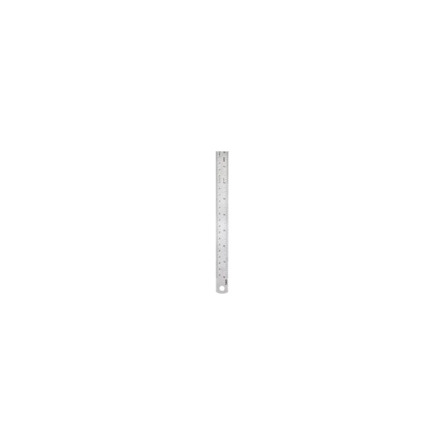 *57762 VONALZÓ fém egyenes 20cm DELI PRO