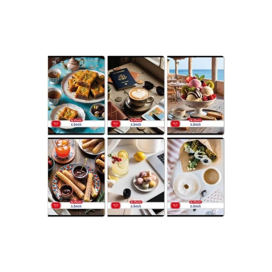 *57767 FÜZET A4 HERLITZ sima 80-32 Taste the Globe