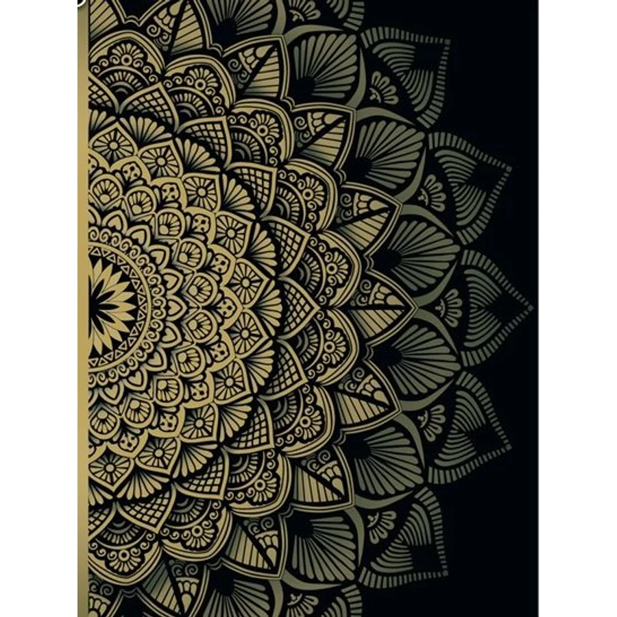 *57801 FÜZET A4 CONCARD mintás, 40l #,=, sima matt fóliázott UV lakkozott boritóval