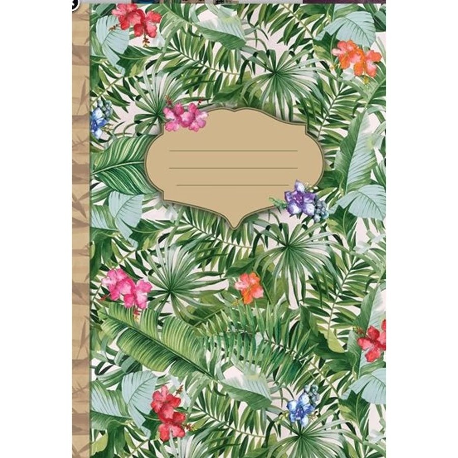 *57801 FÜZET A4 CONCARD mintás, 40l #,=, sima matt fóliázott UV lakkozott boritóval