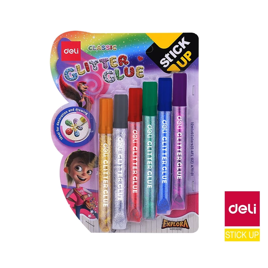 *57810 RAGASZTÓ DELI csillámos classic. színek 6db/bl.