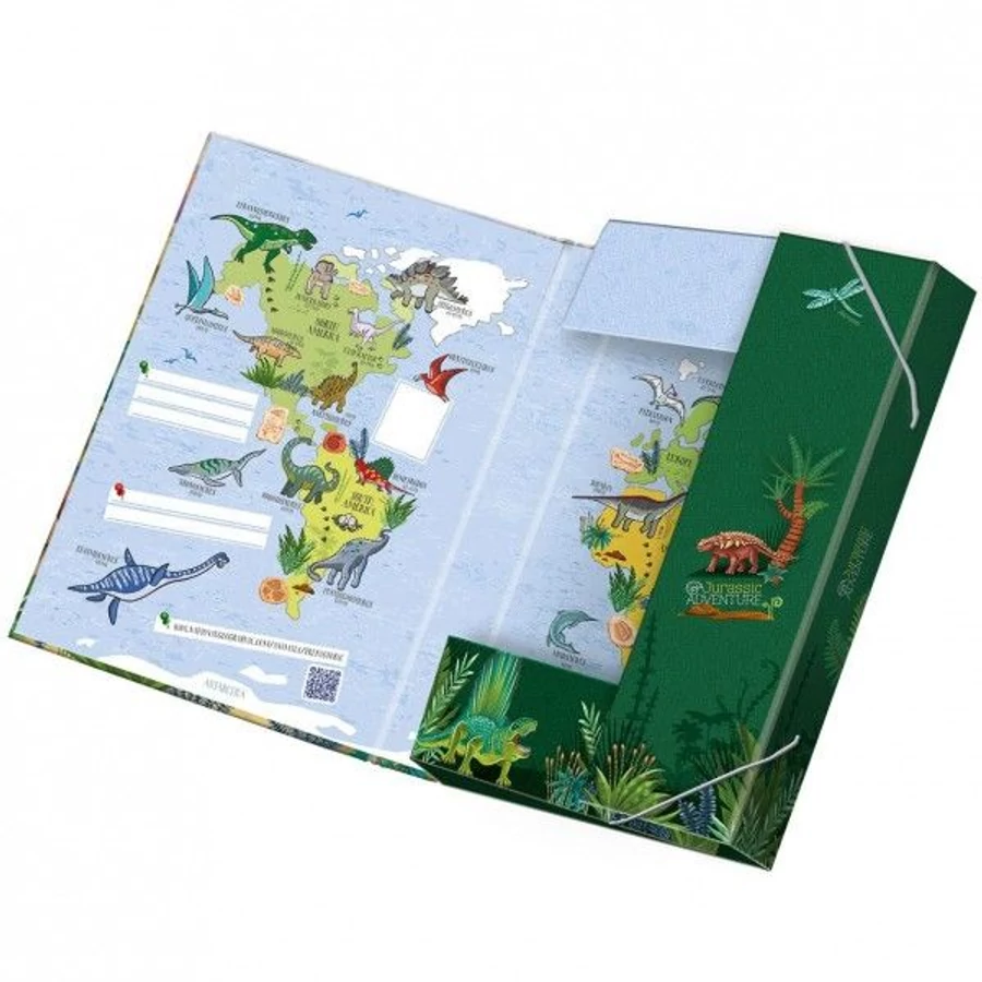 FÜZETBOX A4 ARGUS vegyes minta'24  1231- (Dino World, 252451462)