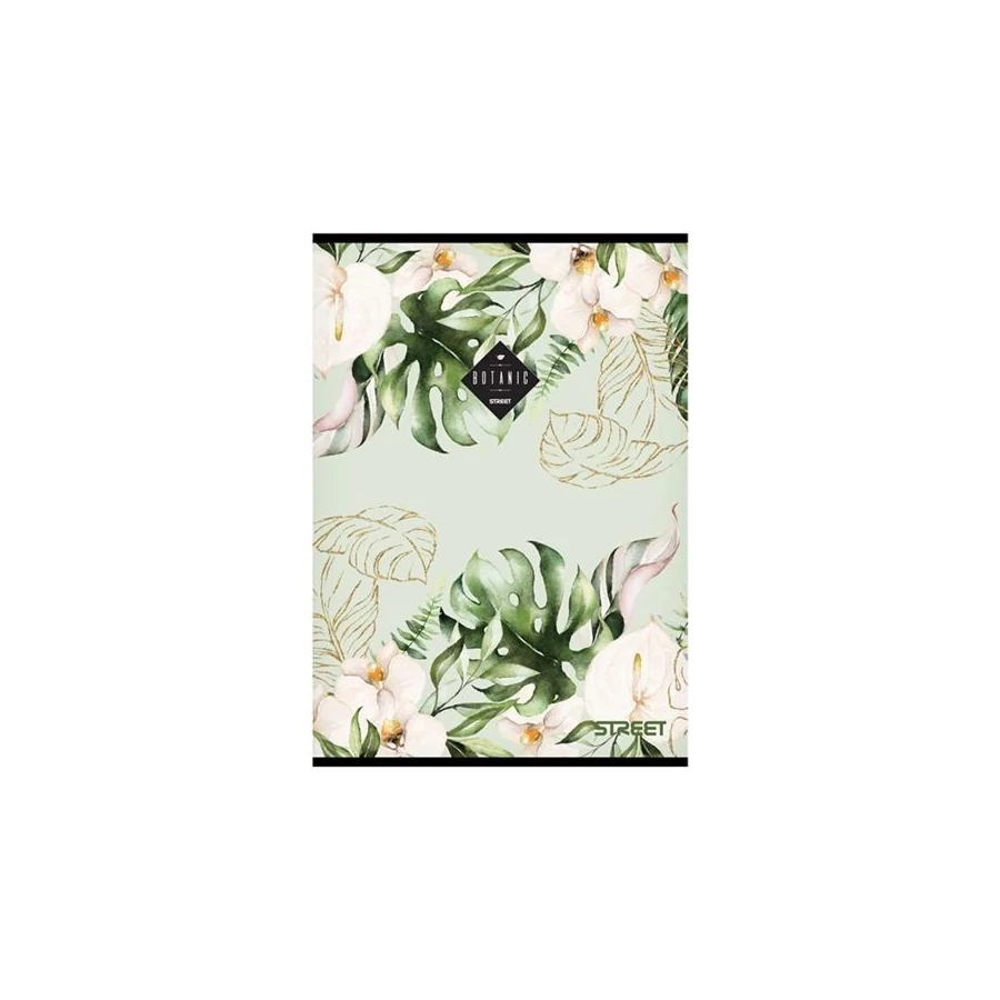 *57914 FÜZET A4  STREET Pad Botanic kockás 54l vegyes minta