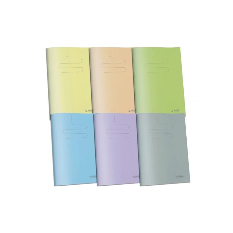 *58015 FÜZET A5 HERLITZ PP sima 60l egyszínű