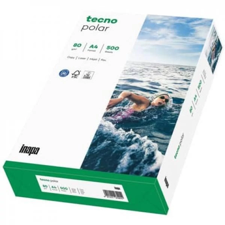 *58095 MÁSOLÓPAPIR A4 újra papir Tecno Polar inapa 80g 500ív/cs.