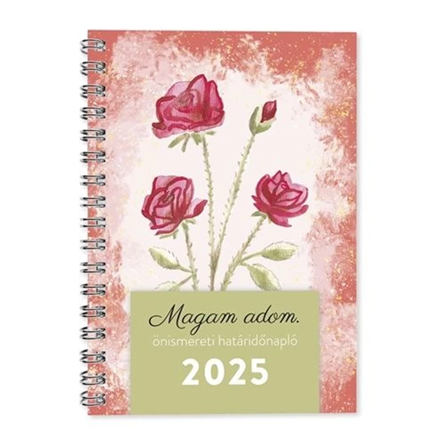 HATÁRIDŐNAPLÓ 2025 A5 heti Period önismereti (piros, P4114-1874)
