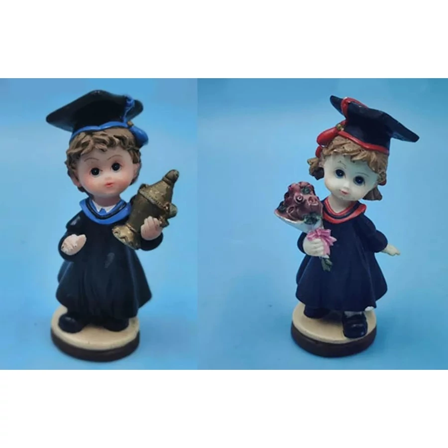 BALLAGÁSI KERÁMIA álló fiú/lány  4,2*8,2cm