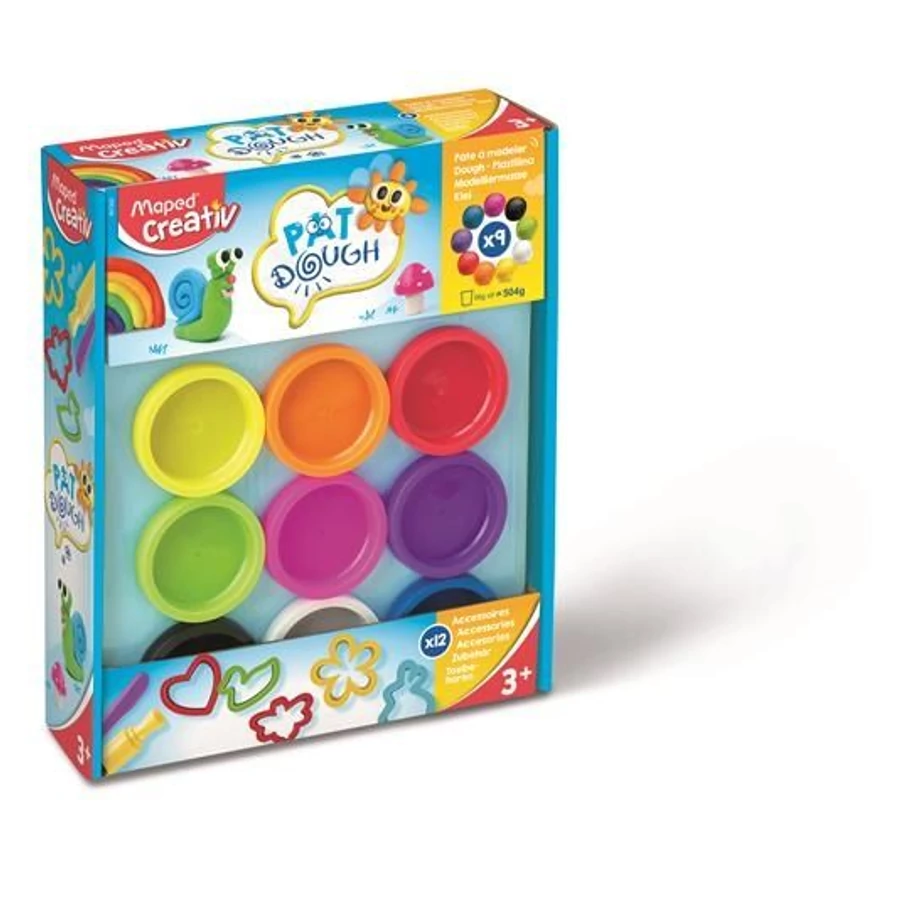 MODELLEZŐ gyurma és form. készlet 21db-os MAPED KREATÍV "Pat Dough"