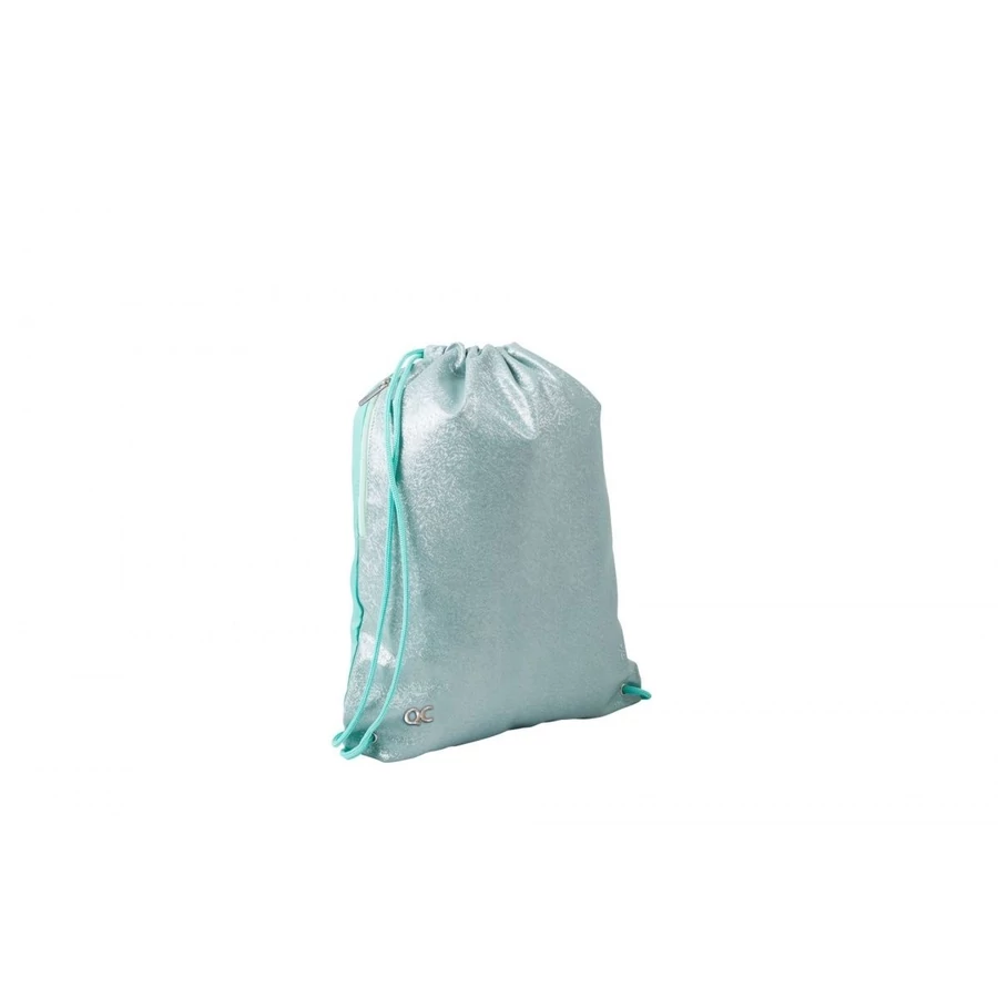 TORNAZSÁK zsebbel AMBAR QC Sparkle csillámos menta