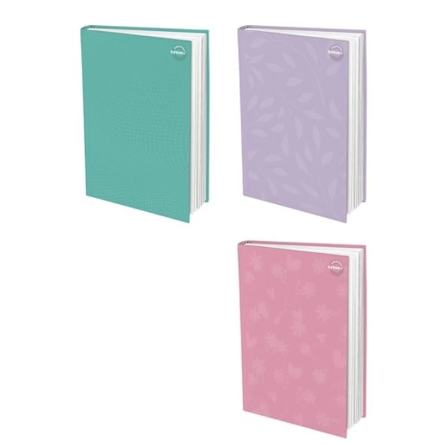 *58896 NAPLÓ A5 T-CREA Extra egyszínű 48 lapos pontozott keménytáblás