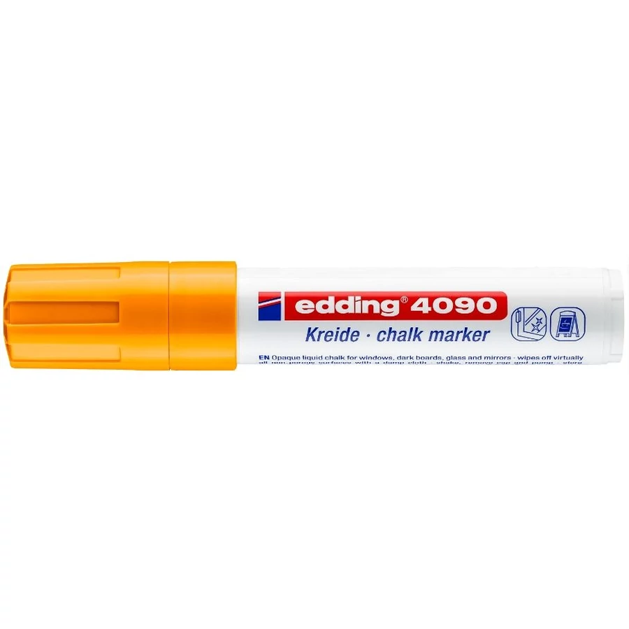 MARKER EDDING  4090 krétamarker (neon narancs, 9580058006)