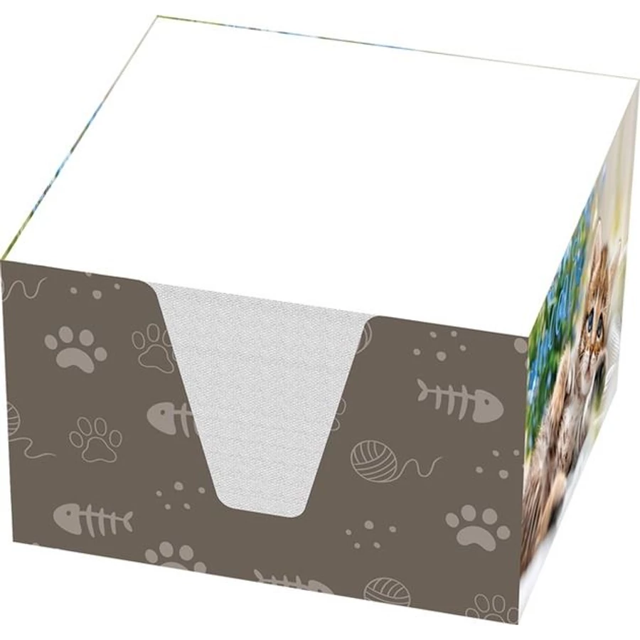 TÉPŐTÖMB T-Creatív 9*9*6cm mintás dobozban (Kitten, A23165TKI)