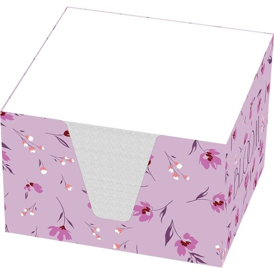 TÉPŐTÖMB T-Creatív 9*9*6cm mintás dobozban (Flowers, A23165TFL)