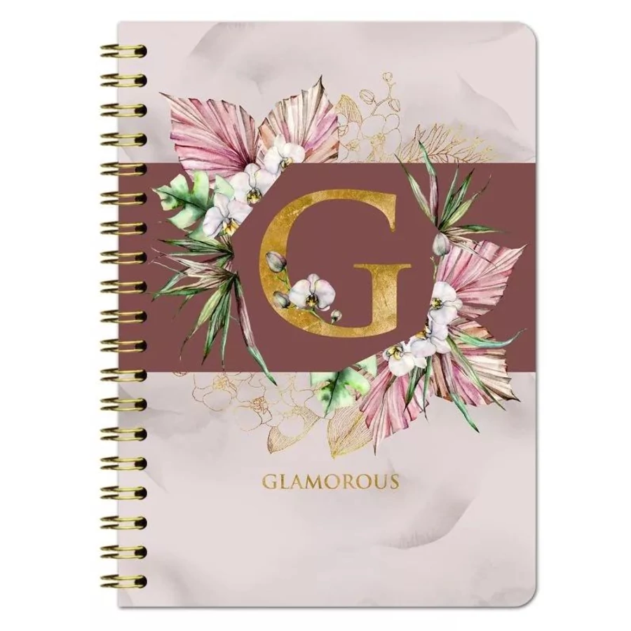 FÜZET spirál B5 LASTVA Elegant/Glamorous vonalas 96l keményfedeles