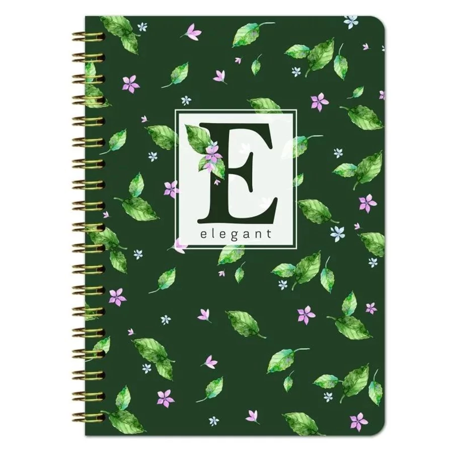 *58953 FÜZET spirál B5 LASTVA Elegant/Glamorous vonalas 96l keményfedeles